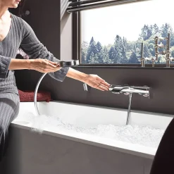 Hansgrohe Vivenis Mitigeur bain/douche, bec cascade, chrome (75420000)