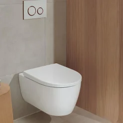 Geberit iCon WC suspendu Rimfree avec fixations invisibles, caréné, avec abattant softclose (501.664.00.1)* Wc Suspendu