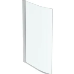 Ideal Standard Pare bain asymétrique courbé Connect Air profilé chromé* Pare-Baignoire