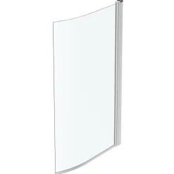 Ideal Standard Pare bain asymétrique courbé Connect Air profilé chromé* Pare-Baignoire