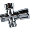 Inverseur pour pomme de douche chromé