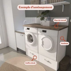 Cuisibane Jambage pour meuble lave-linge