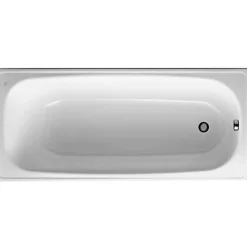 Jika (Groupe Roca) Riga 160 x 70 cm Baignoire droite en acier émaillé, sans pieds, blanc (H2340600000001)* Baignoire Droite