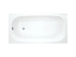 Jika (Groupe Roca) Riga Baignoire gain de place 150 L, 140 x 70 cm en acier émaillé, sans pieds, blanc (H2340400000001)