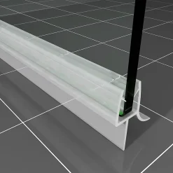 Sirhona Joint de porte de douche 800mm pour paroi en verre de 6mm