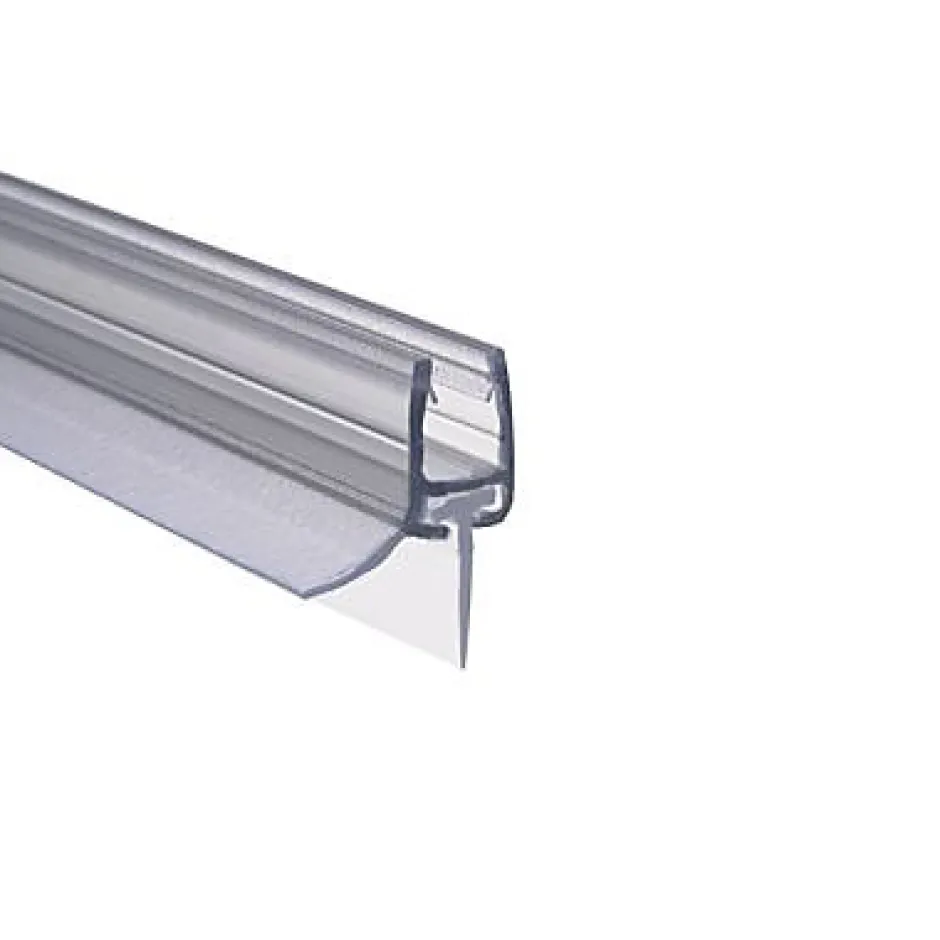 Schulte Joint d'étanchéité bas horizontal pour portes de douche pivotantes, 100 cm, transparent pour verre 6 mm