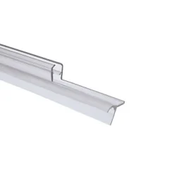 Schulte Joint d'étanchéité bas horizontal pour portes de douche, 100 cm, transparent pour verre 5 mm