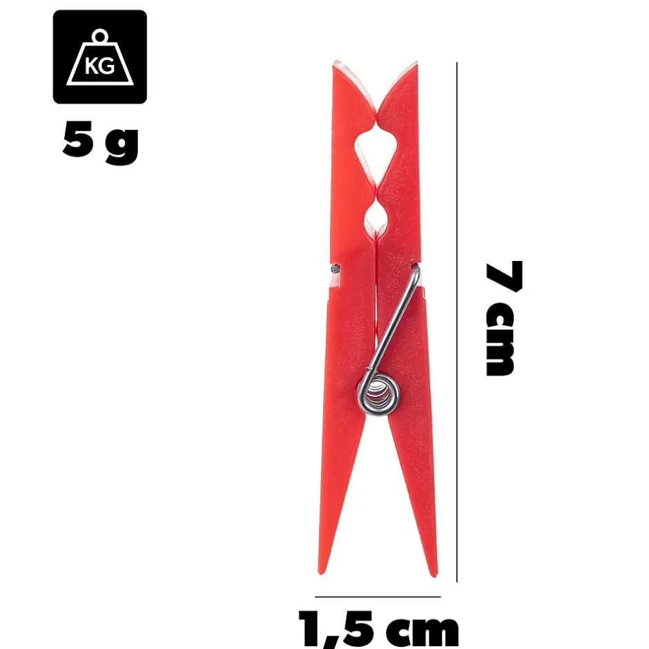 Kadax Pinces à Linge Pinces à Linge Grenouilles à Linge Colorées Fortes 20 pcs