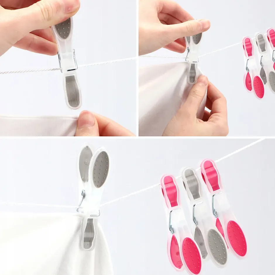 Kadax Pinces à vêtements pour linge 12 pièces* Etendoir À Linge