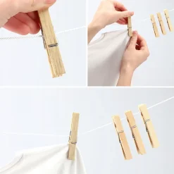 Kadax Vêtements Vêtements Pinces à Vêtements 10pcs Pinces en Bois
