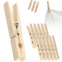 Kadax Vêtements Vêtements Pinces à Vêtements 10pcs Pinces en Bois