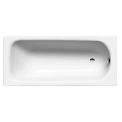 Kaldewei Saniform Plus 160x70 cm Baignoire rectangulaire en acier émaillé, sans pieds, blanc alpin (111700010001)