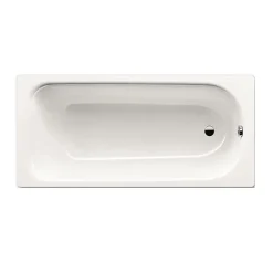 Kaldewei 170x70 cm Ensemble baignoire Eurowa universelle + Pare baignoire pivotant chrome + pieds (KW312-SETP1)* Baignoire Droite