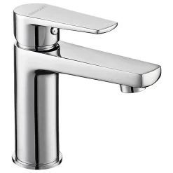 Kibath Robinet de lavabo monocommande ASTRO, ouverture à froid, finition chrome poli, en laiton* Robinet De Douche