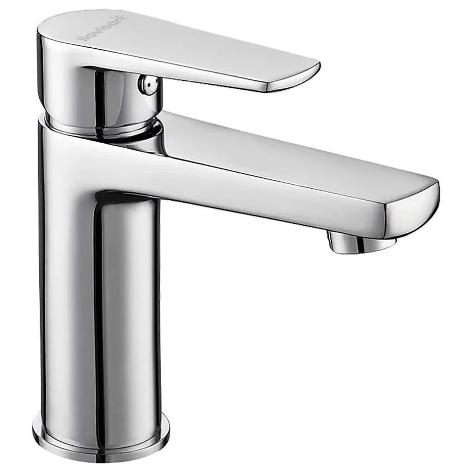 Kibath Robinet de lavabo monocommande ASTRO, ouverture à froid, finition chrome poli, en laiton* Robinet De Douche