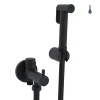 Kibath Robinet WC 1 eau HYGIÈNE INTIME, NOIR MAT, en laiton