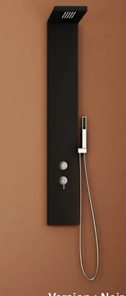 Kinedo Colonne douche Aquastyle noir mat* Colonne De Douche Thermostatique