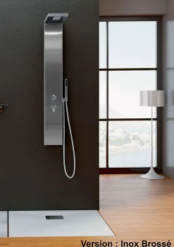 Kinedo Colonne douche Aquastyle noir mat* Colonne De Douche Thermostatique