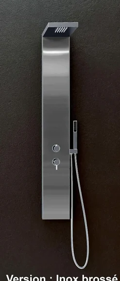 Kinedo Colonne douche Aquastyle - Inox brossé* Colonne De Douche Thermostatique