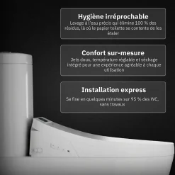 Magnifiak Kit Abattant WC Japonais Lavant avec eau chaude (Forme O)* Wc Japonais