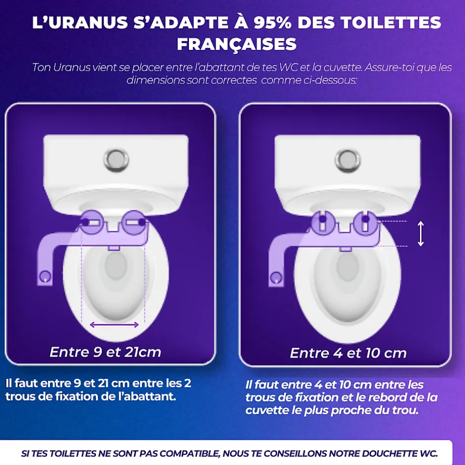Magnifiak Kit Complet Toilette WC Japonaise Autonettoyante Robinet 3 Voies Inclu (Brevet Déposé) - Bidet Japonais Jet réglable