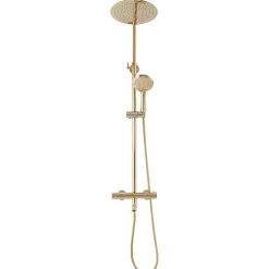 Rea Kit de douche avec thermostat Lungo Gold