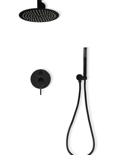 Rea Kit De Douche Encastré Lungo Metalic Black 17X16X36,5Cm + Box