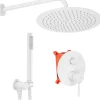 Rea Kit De Douche Encastré Lungo White 30X16X36Cm + Box