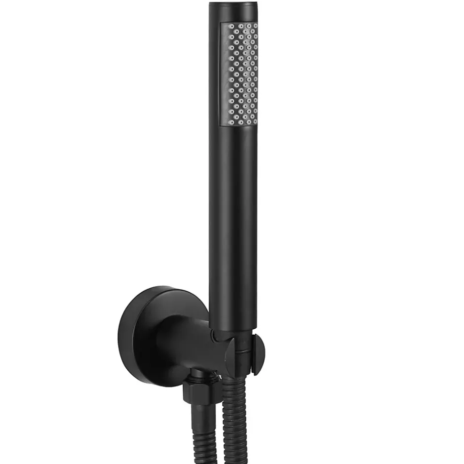 Rea Kit De Douche Encastré Lungo Thermostat Black 15X30X36,5Cm