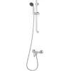 GoodHome Kit de douche mécanique chrome Blyth* Colonne De Douche Mécanique