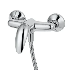 GoodHome Kit de douche mécanique chrome Blyth* Colonne De Douche Mécanique