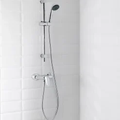 GoodHome Kit de douche mécanique chrome Blyth* Colonne De Douche Mécanique