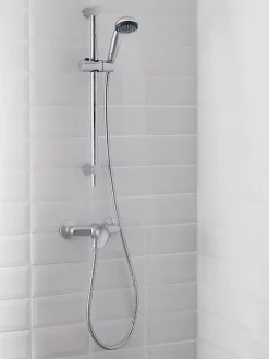 GoodHome Kit de douche mécanique chrome Blyth* Colonne De Douche Mécanique