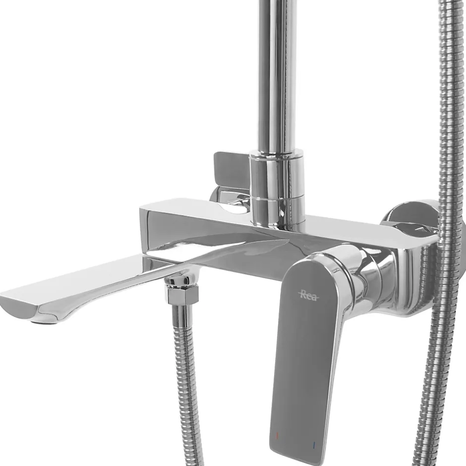 Rea Kit De Douche Avalon Chrome* Colonne De Douche Mécanique