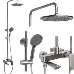 Rea Kit De Douche Avalon Titanium 50X23X153Cm