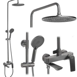 Rea Kit De Douche Avalon Titanium 50X23X153Cm
