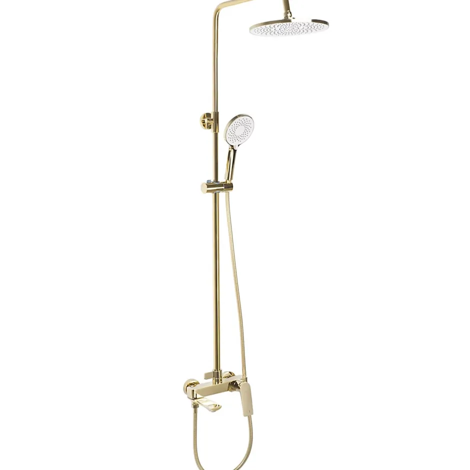 Rea Kit De Douche Avalon Gold 50X23X153Cm* Colonne De Douche Mécanique