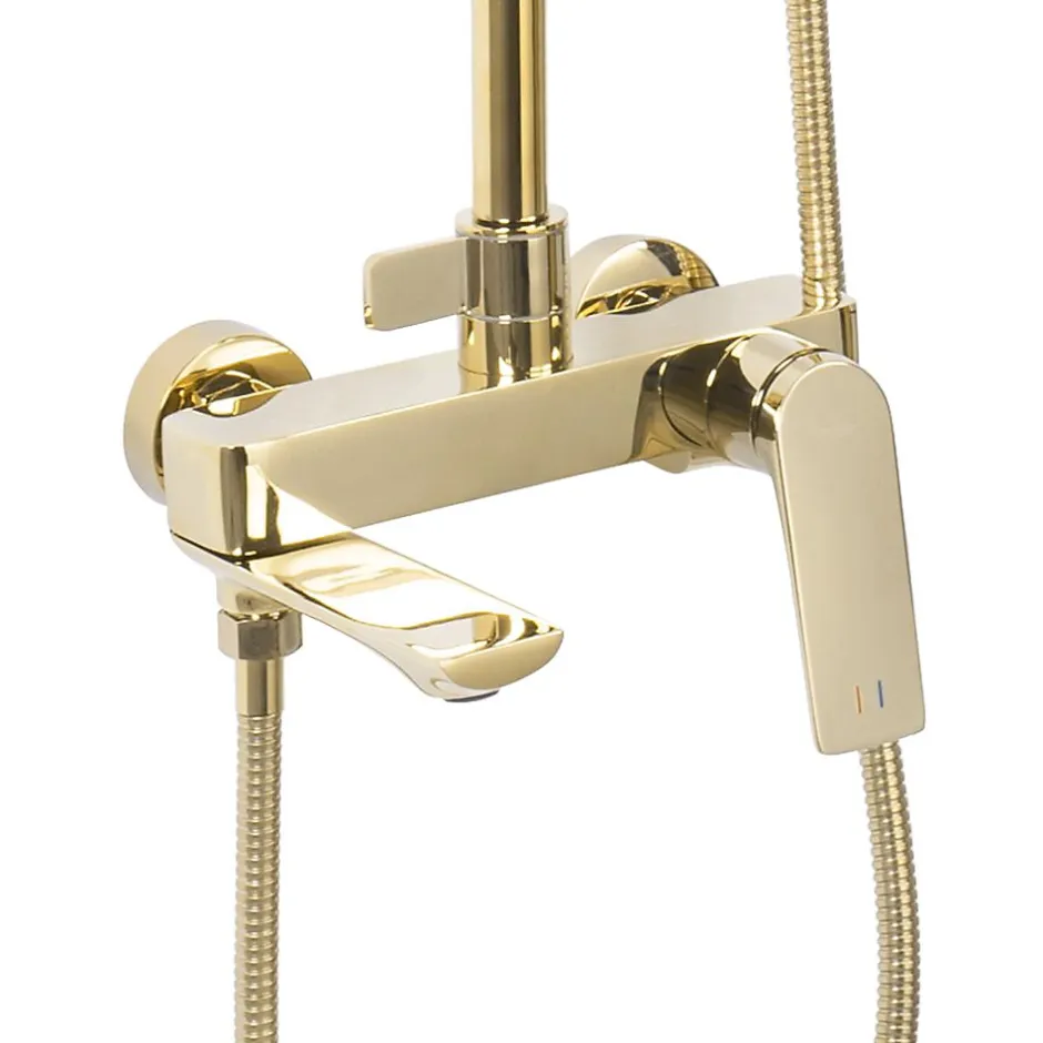 Rea Kit De Douche Avalon Gold 50X23X153Cm* Colonne De Douche Mécanique