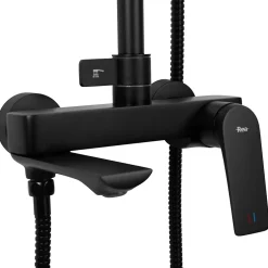 Rea Kit De Douche Avalon Black 50X23X153Cm