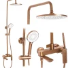 Rea Kit De Douche Avalon Brush Copper* Colonne De Douche Mécanique