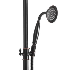 Rea Kit De Douche Bergamo Black 50X21X150Cm