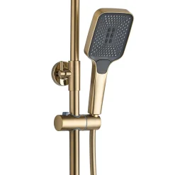 Rea Kit De Douche Helix Brush Gold 38X30X114,5Cm* Colonne De Douche Mécanique