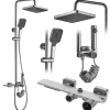 Rea Kit De Douche Helix Brush Nickel