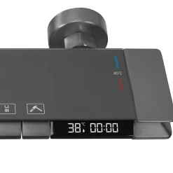 Rea Kit De Douche Karl Thermostat Titanium* Colonne De Douche Mécanique