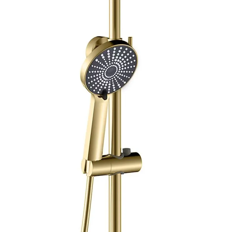 Rea Kit De Douche Marco Brush Gold 25X12,5X117Cm