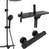 Rea Kit De Douche Mike Thermostat Black 13X27,5X98,5Cm