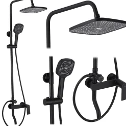 Rea Kit De Douche My1902-77B Storm Black 19X23X136Cm