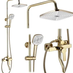 Rea Kit De Douche My2021-77G Argus Gold 44X23X144Cm