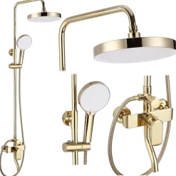 Rea Kit De Douche My1805-77G Bloom Gold 45X25X144Cm