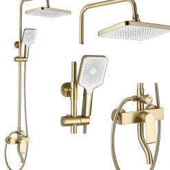 Rea Kit De Douche My2061-77Gg Hass Brush Gold 40,5X26,5X122Cm